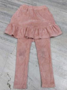 Pink Skirted Leggings