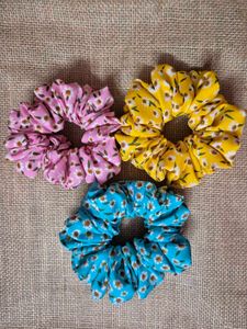 Floral Scrunchies