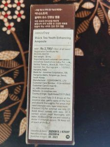 Innisfree Black Tea Youth Enhancing Ampoule