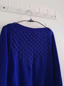 Royal Blue Winter Sweater
