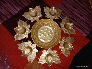Diya Thali For Diwali And Decoration