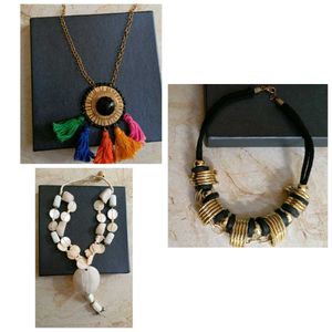 Three Neckpieces