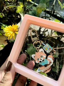 Cute Red Panda Keychain