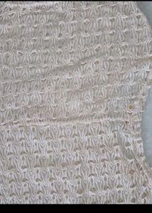 Crochet Cream Knit Top✨️