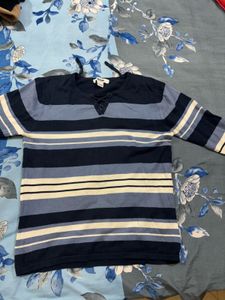 Striped Long Sleeve Top