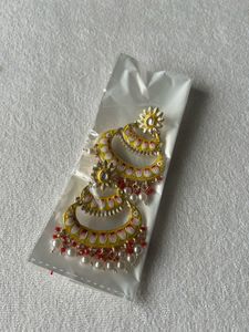 🌟Yellow Bali Earrings- New