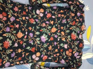 Embroidered Floral kashmiri jacket