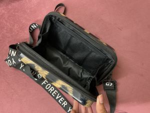 Leopard Print &#39;Forever Young&#39; Crossbody