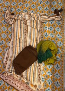 Combo Tshirt With Scarf And Suit Set