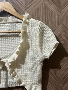 Cute Cropped Cardigan Top