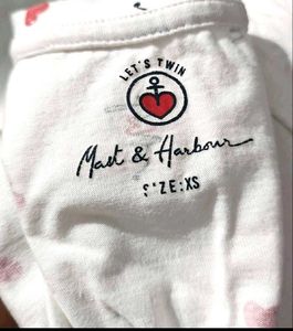 Cute Heart Print Tee