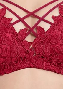 Scarlet Elegance Lace Bralette❤️