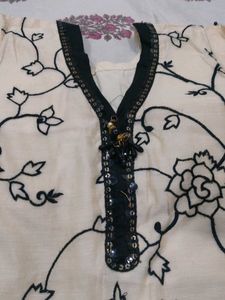 Floral Embroidered suit