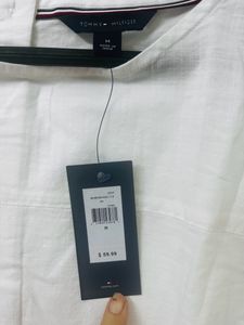 Tommy Hilfiger White Linen Top