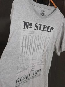 Stylish Grey Graphic T-Shirt