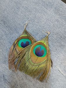 Peacock Feather Earrings