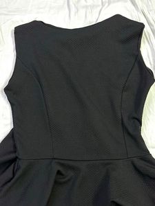 Black Peplum Dress