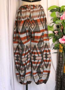 Unisex Patterned Harem Pants