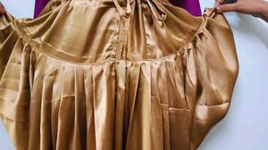 Satin Dhoti Salwar Suit
