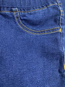 Kids Blue Jeans Slim Fitted(7 To 8)festive Offer