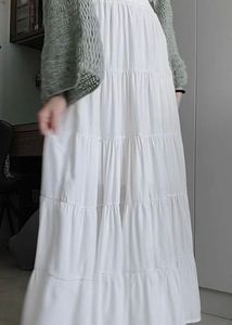 Pinteresty White Maxi Skirt From AMAZON