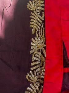 Elegant Embroidered Blouse and saree 💕😍