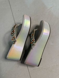 Stelatoes Embellished Flip Flops | Size - Euro 36