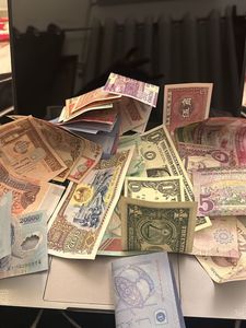world countries collection currency only in cash