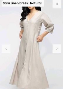 Elegant Linen Maxi Dress