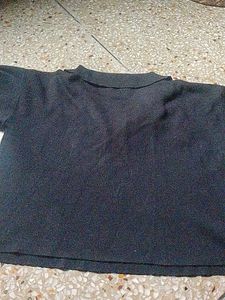 Cute Black Crop Top