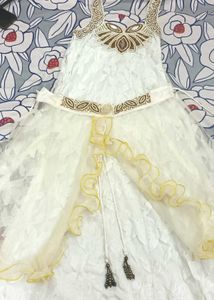 White Embellished Dress