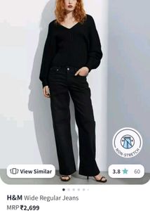 H&amp;M Women Wide Leg Jeans