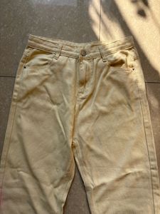 Urbanic beige Straight Leg Jeans