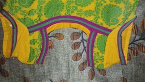 Yellow Printed Kurta