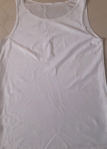 Stylish Sleeveless White Top