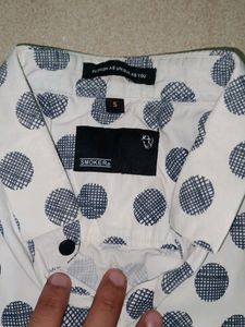 Stylish Soft Stretchable Full Sleve White  Shirt