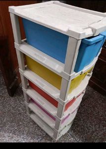 Colorful 5-Tier Storage Shelf