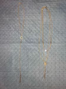 Set Of 2 Gold Necklaces