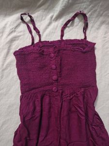 Maroon Jumpsuit