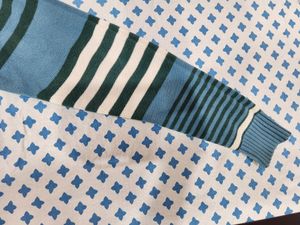 Sweater- Blue And White Stripes