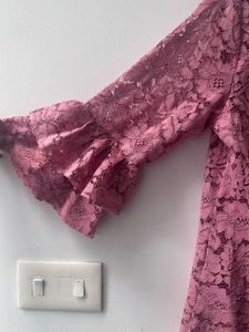 Fig pink lace top