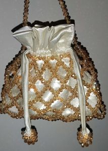 Crystal Potli Bag - Elegant Clutch