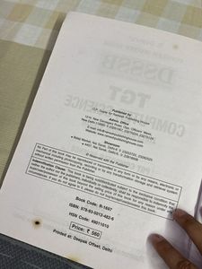 DSSSB TGT( computer)  EXAM BOOK