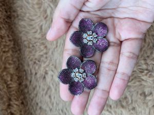 AD STONE CLOWER EARRINGS