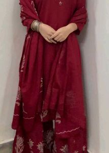 Kurta With Sharara And Dupatta