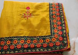 🌼😍New Beautiful Musturd Saree😍🌼