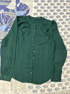 Olive Green Formal Shirt
