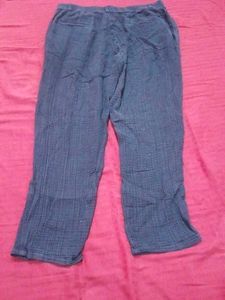 Blue Casual Pants