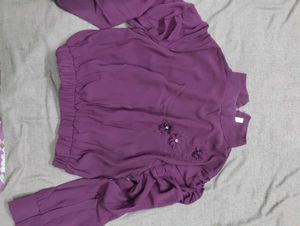Purple Floral Co-ord Set