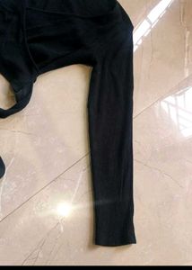 Stylish Black Tie-Back Top From ZARA